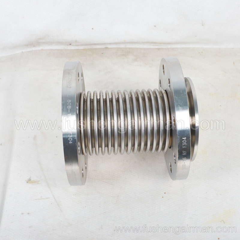 262229S12120110 Fusheng original parts oil-free screw compressor two expansion tube stainless steel