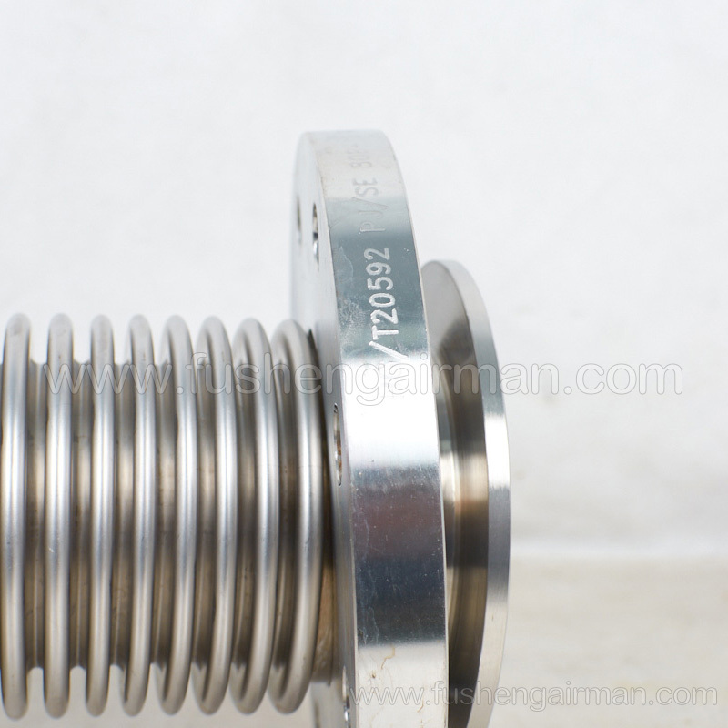262229S12120110 Fusheng original parts oil-free screw compressor two expansion tube stainless steel