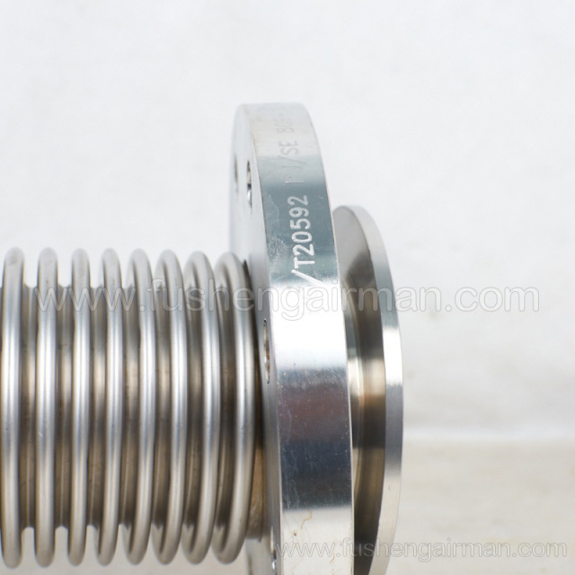 262229S12120110 Fusheng original parts oil-free screw compressor two expansion tube stainless steel