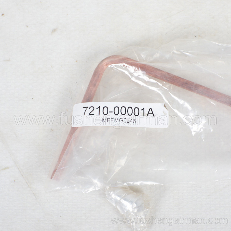 7210-00001A Fusheng airman mobile air compressor original spare parts copper pipe