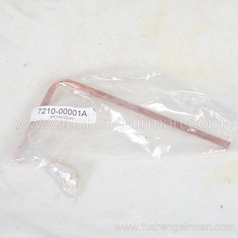 7210-00001A Fusheng airman mobile air compressor original spare parts copper pipe