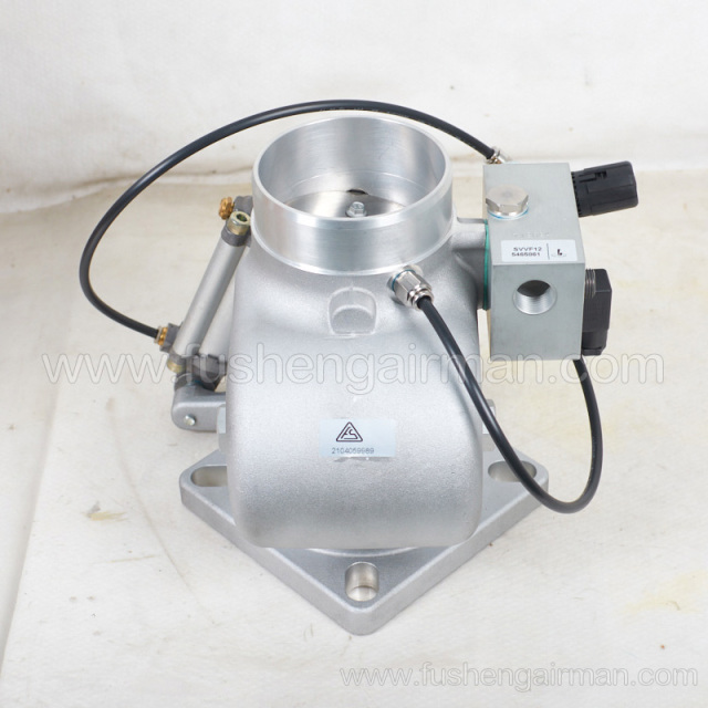 2104059989 Fusheng Original Screw Air Compressor DN90 Butterfly Air Inlet Valve FS-25B-S,50Hz/220V