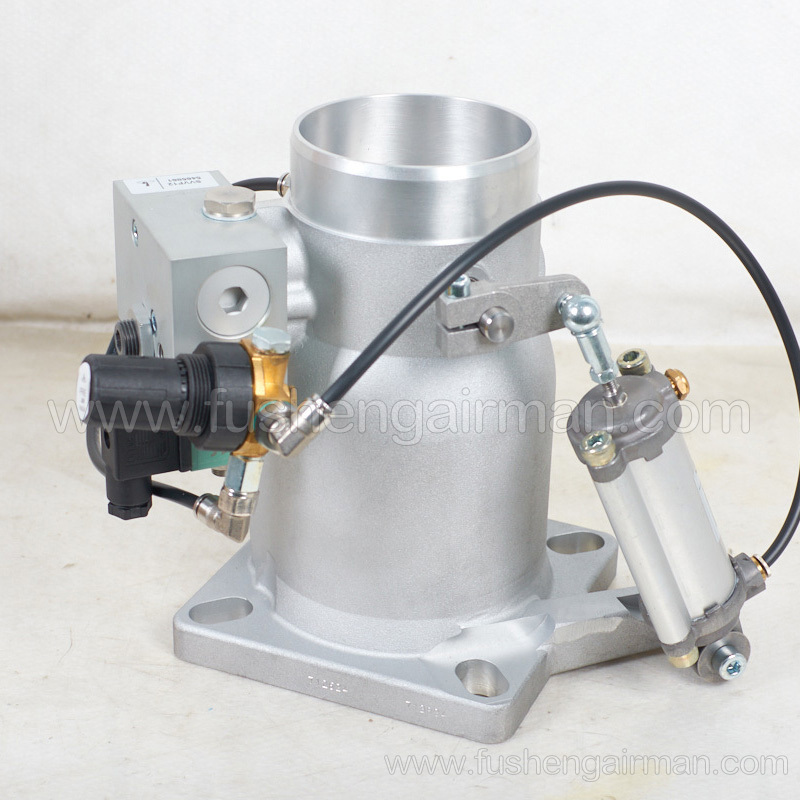 2104059989 Fusheng Original Screw Air Compressor DN90 Butterfly Air Inlet Valve FS-25B-S,50Hz/220V