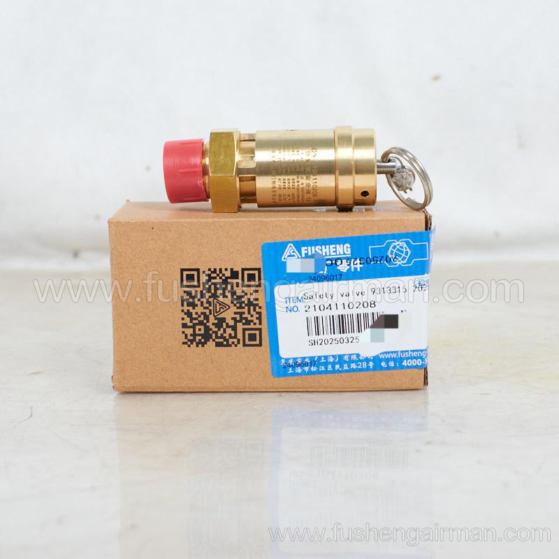 2104110208=9313315-202504-11 Fusheng screw compressor original parts safety valve