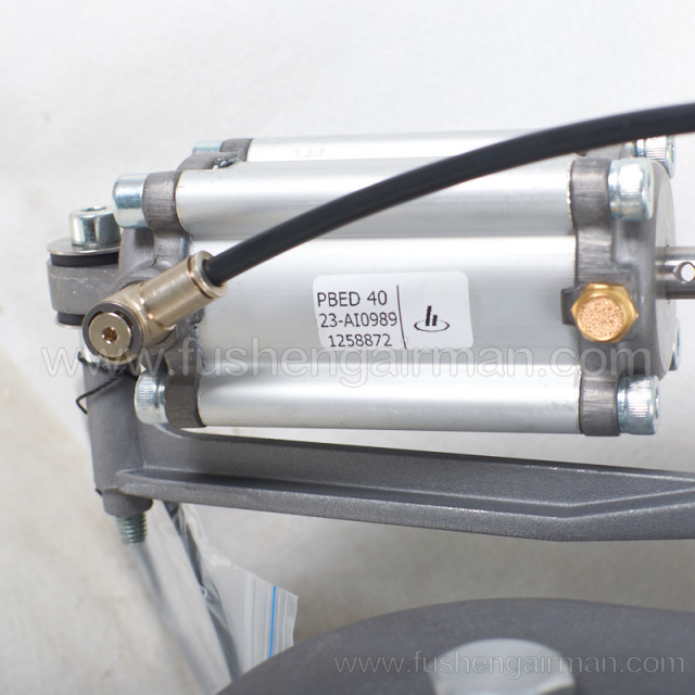 2104050177 Fusheng screw compressor original parts DN120 butterfly air inlet valve assembly spot