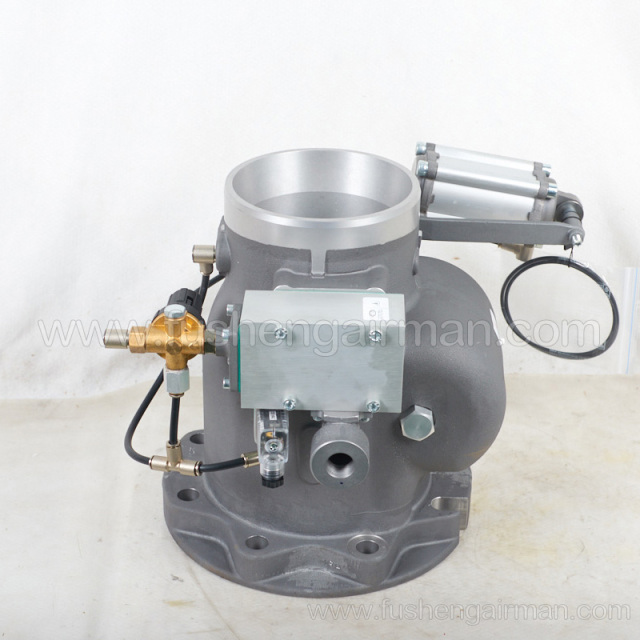 2104050177 Fusheng screw compressor original parts DN120 butterfly air inlet valve assembly spot
