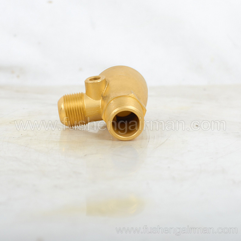 2104100087 Fusheng piston compressor original spare parts check valve copper for various models