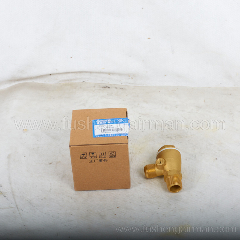 2104100087 Fusheng piston compressor original spare parts check valve copper for various models