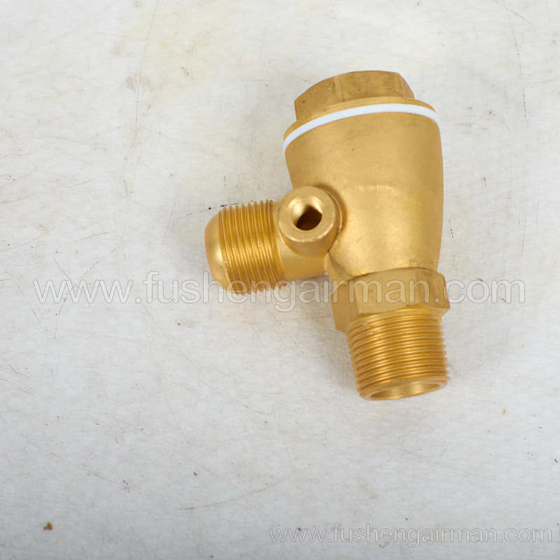 2104100087 Fusheng piston compressor original spare parts check valve copper for various models