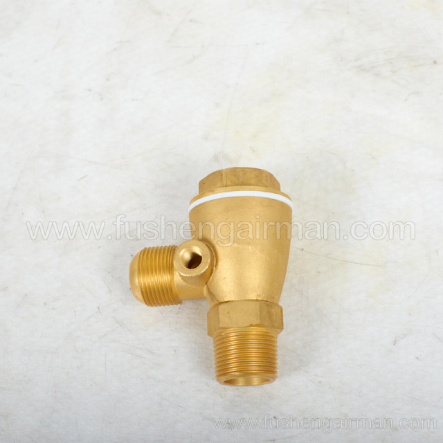 2104100087 Fusheng piston compressor original spare parts check valve copper for various models