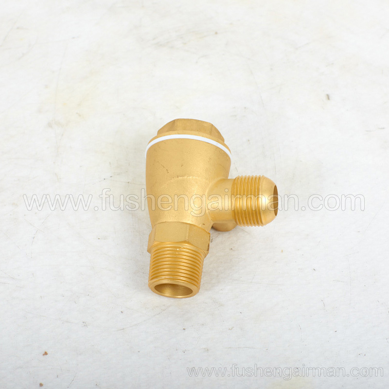 2104100087 Fusheng piston compressor original spare parts check valve copper for various models