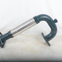 2118029492=71126112-11051 Fusheng screw compressor original FE45 header exhaust pipe