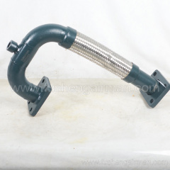 2118029492=71126112-11051 Fusheng screw compressor original FE45 header exhaust pipe