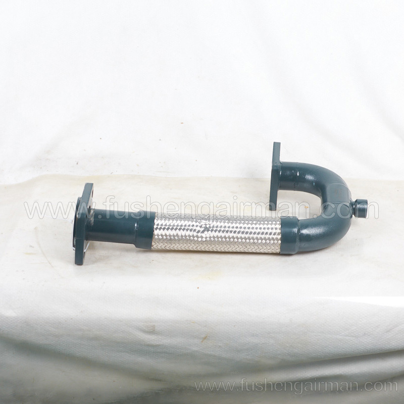 2118029492=71126112-11051 Fusheng screw compressor original FE45 header exhaust pipe