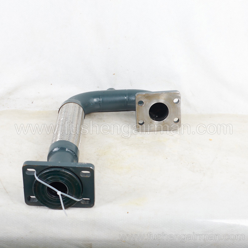 2118029492=71126112-11051 Fusheng screw compressor original FE45 header exhaust pipe