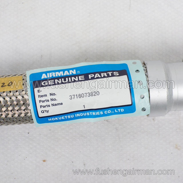 37160-73820 Fusheng airman mobile air compressor original metal braided hose 400 models