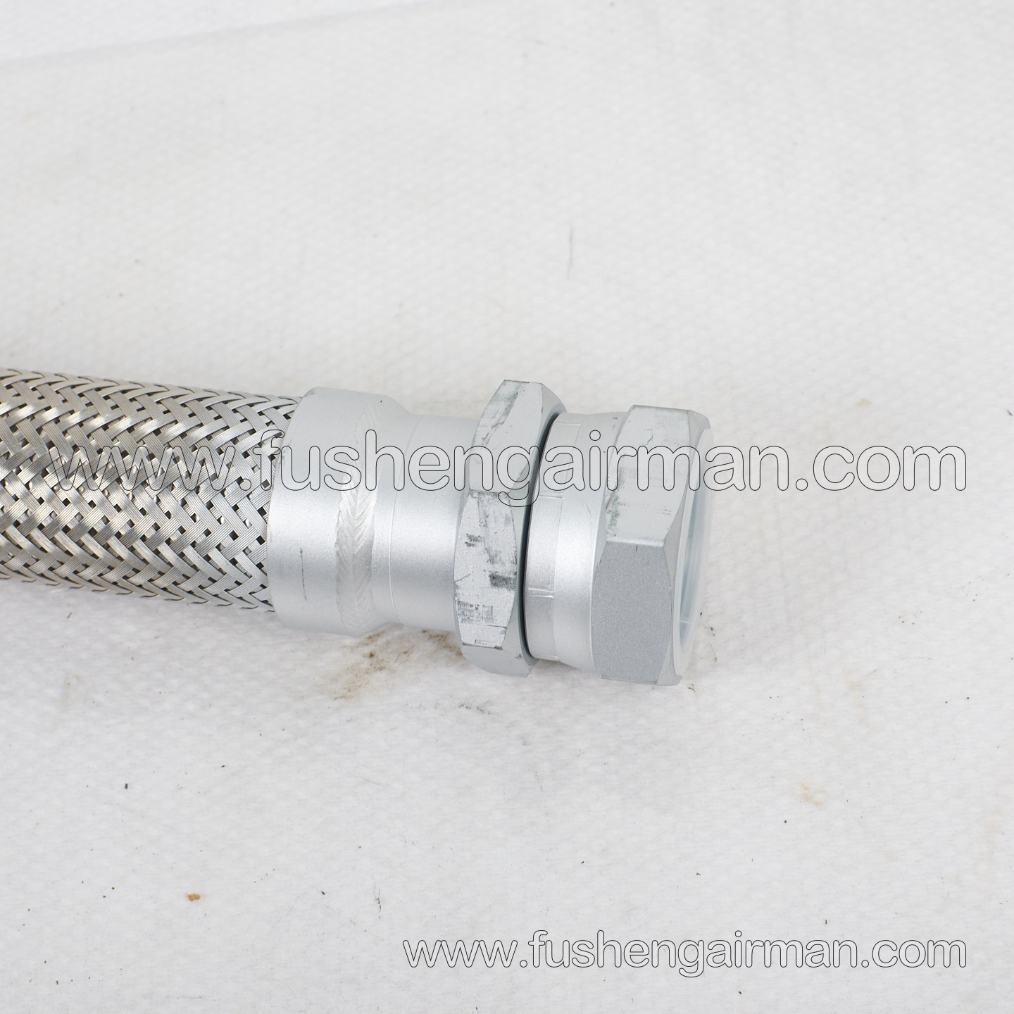 37160-73820 Fusheng airman mobile air compressor original metal braided hose 400 models