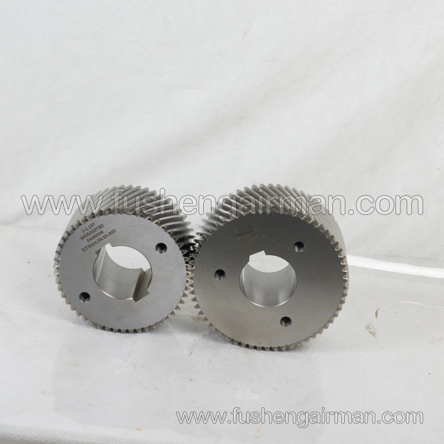 2605033780/2605033560 Fusheng Screw Compressor Head SA-5G Gear Set i=1.157