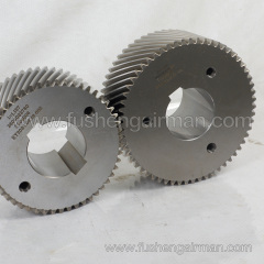 2605033780/2605033560 Fusheng Screw Compressor Head SA-5G Gear Set i=1.157