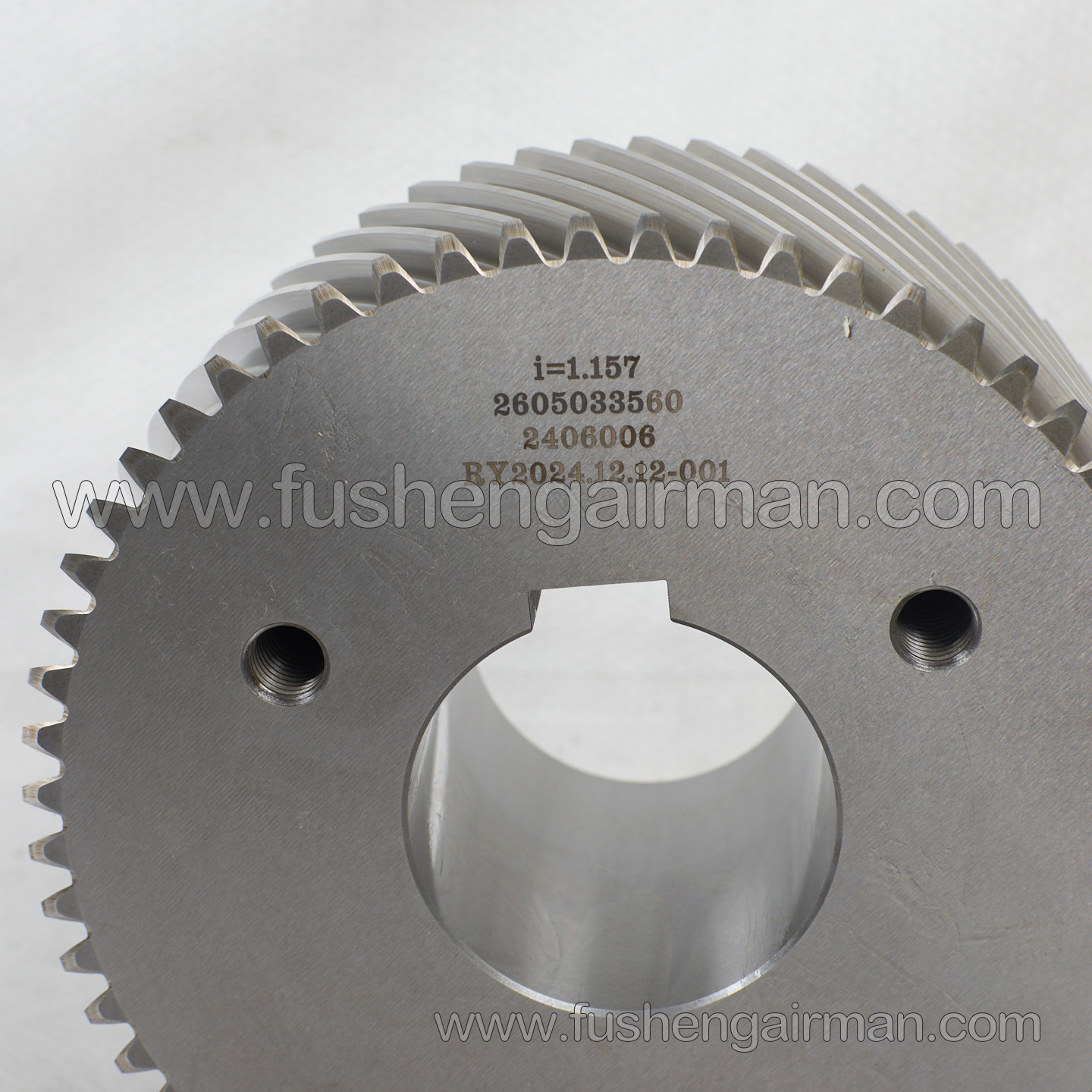 2605033780/2605033560 Fusheng Screw Compressor Head SA-5G Gear Set i=1.157