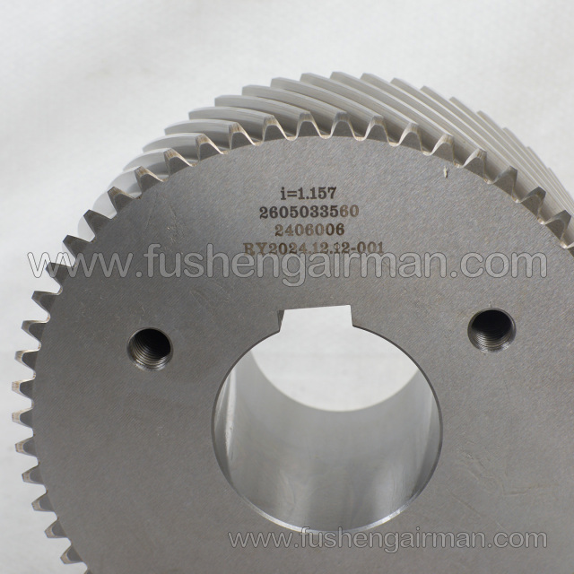 2605033780/2605033560 Fusheng Screw Compressor Head SA-5G Gear Set i=1.157