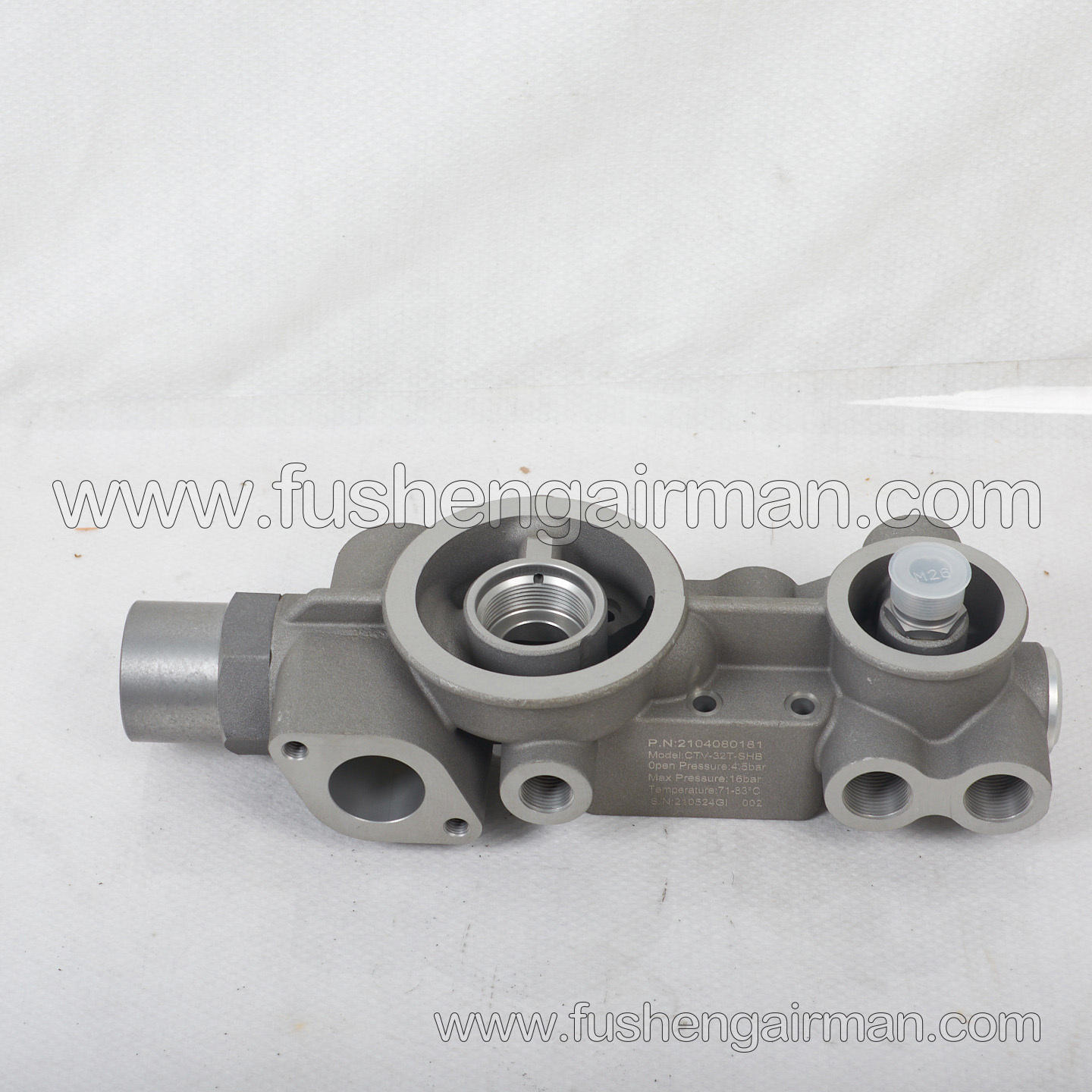 2104080181 Fusheng Screw Compressor 3/4,71~83℃ Combination Valve(Bottom Feed CTV-32T-FS)