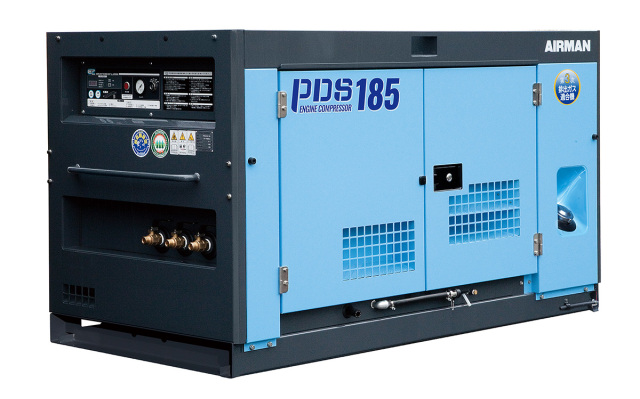 FUSHENG AIRMAN Portable Twin Screw Air Compressor PDS175S(PDS185S)
