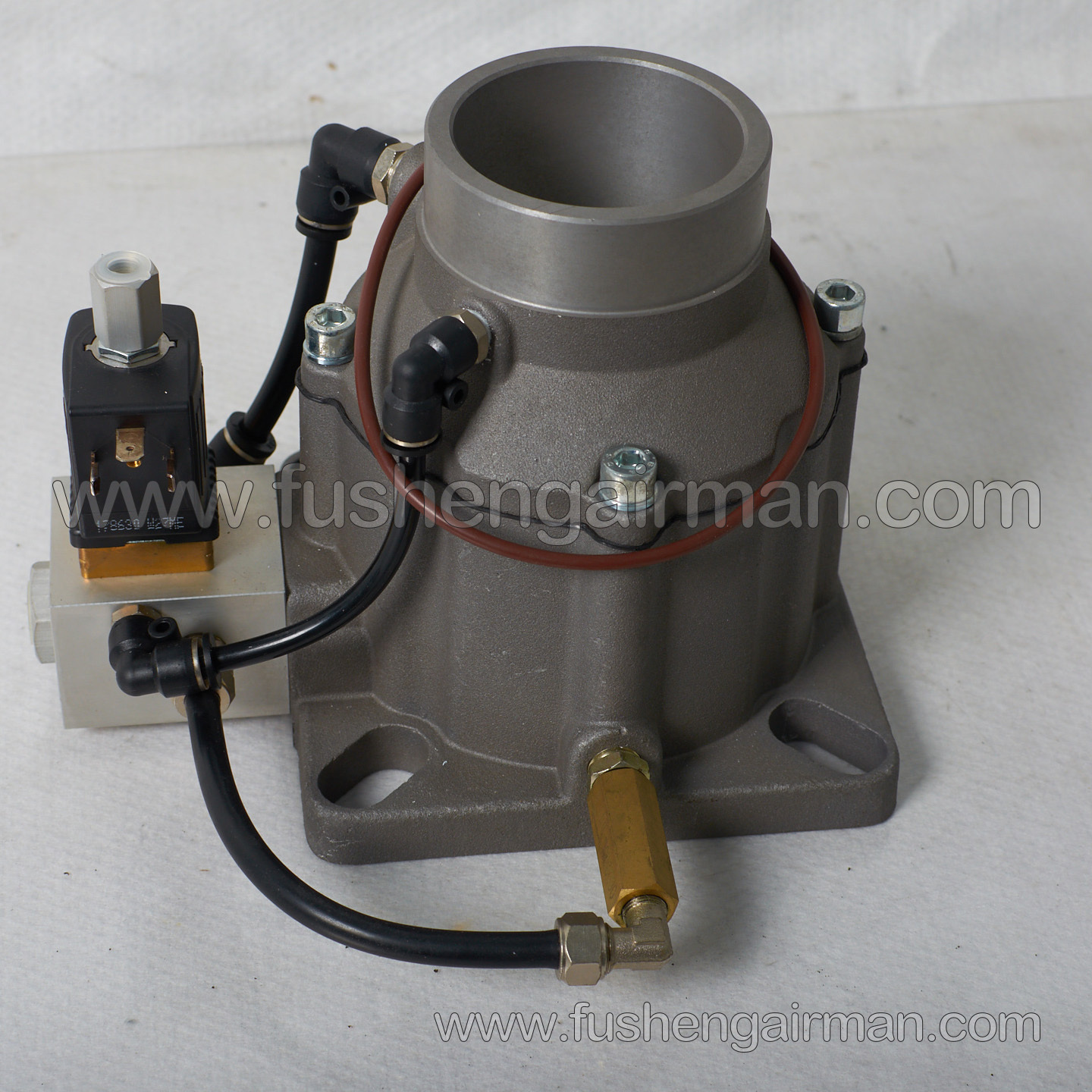 2104050080 Fusheng Screw Air Compressor Genuine Parts AIV-65C-SA, 65mm Piston-Type Intake Valve