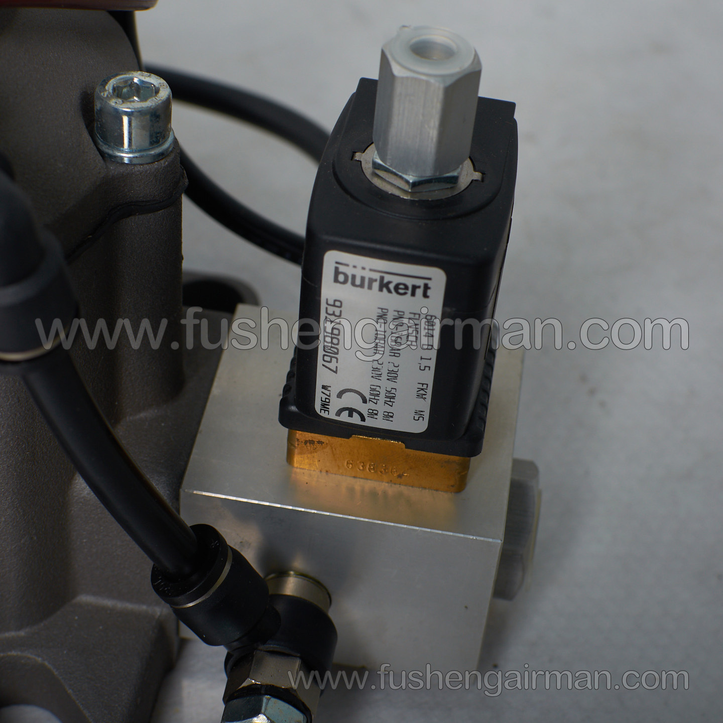 2104050080 Fusheng Screw Air Compressor Genuine Parts AIV-65C-SA, 65mm Piston-Type Intake Valve