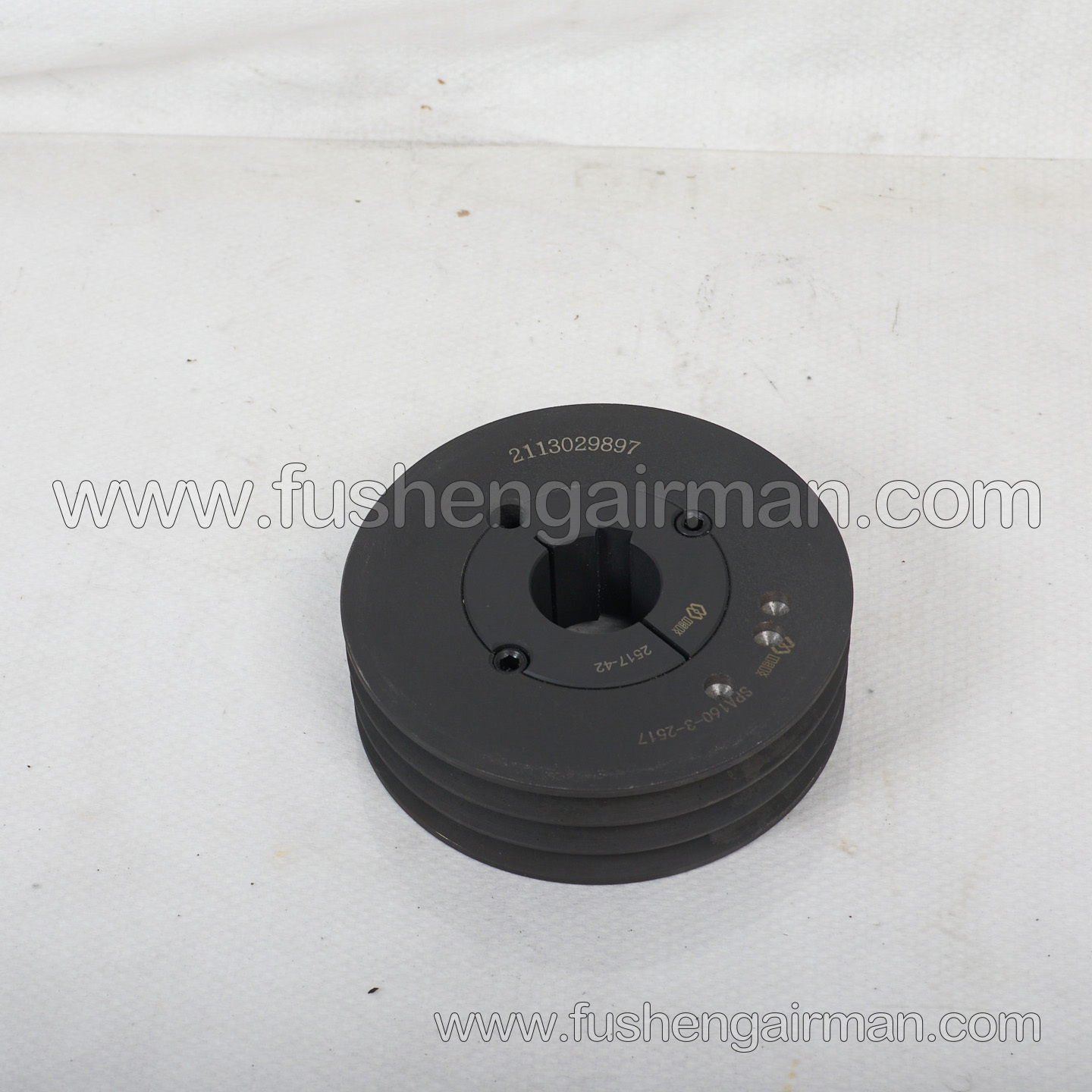 2113029897 Fusheng Screw Air Compressor Genuine Replacement Part SPA-160-3-Ø42mm Tapered Sleeve Pulley