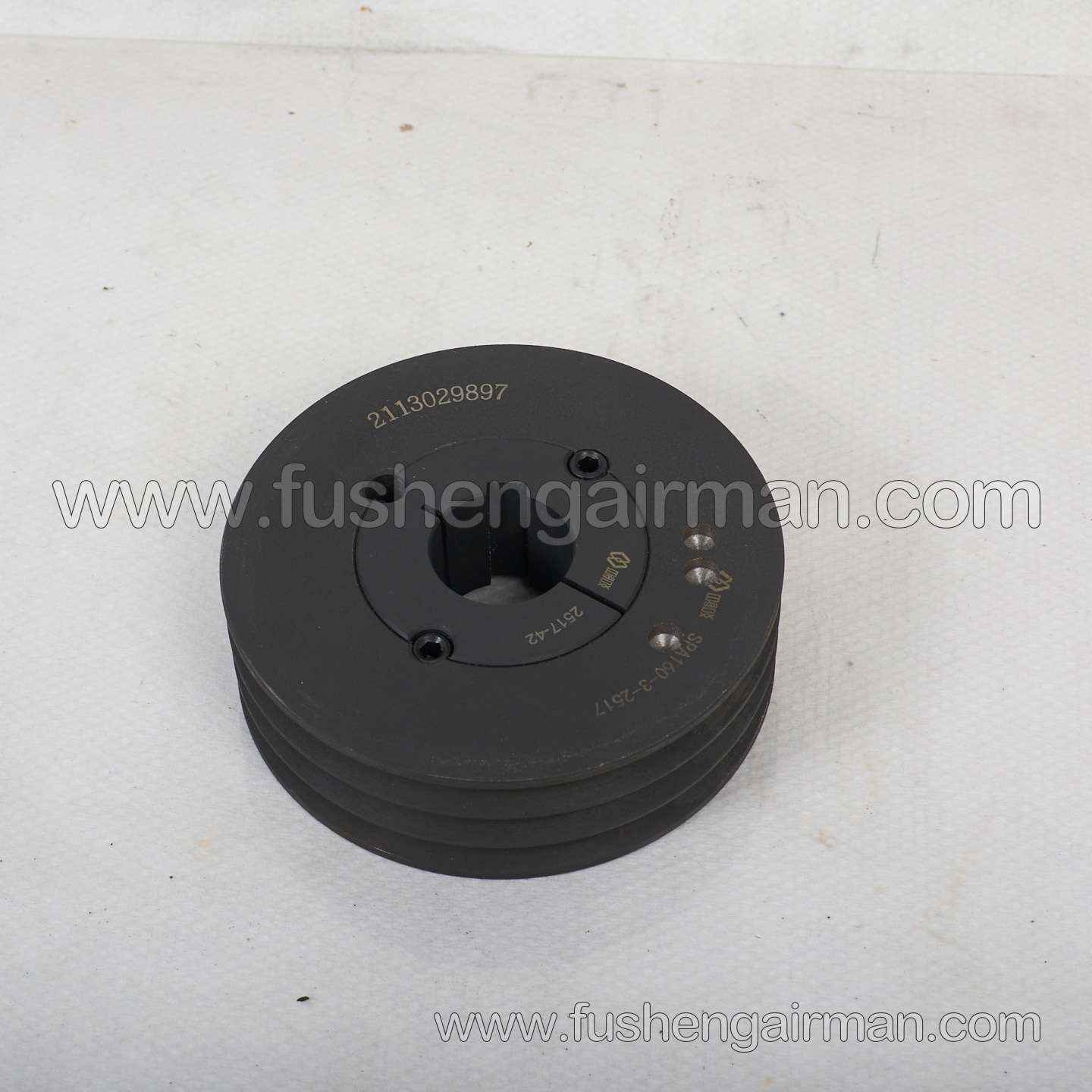 2113029897 Fusheng Screw Air Compressor Genuine Replacement Part SPA-160-3-Ø42mm Tapered Sleeve Pulley