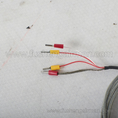 2105040079=93236P1-1232300 Fusheng Air Compressor 1/4", PT100 Temperature Sensor Lead Wire Length 3m