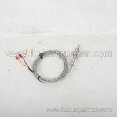 2105040079=93236P1-1232300 Fusheng Air Compressor 1/4", PT100 Temperature Sensor Lead Wire Length 3m