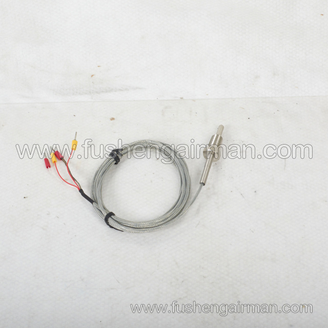 2105040079=93236P1-1232300 Fusheng Air Compressor 1/4", PT100 Temperature Sensor Lead Wire Length 3m