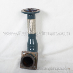 2605421610 Fusheng Screw Air Compressor Genuine Parts SA+55-75 Exhaust Pipe (Compressor Body - Oil-Gas Tank)