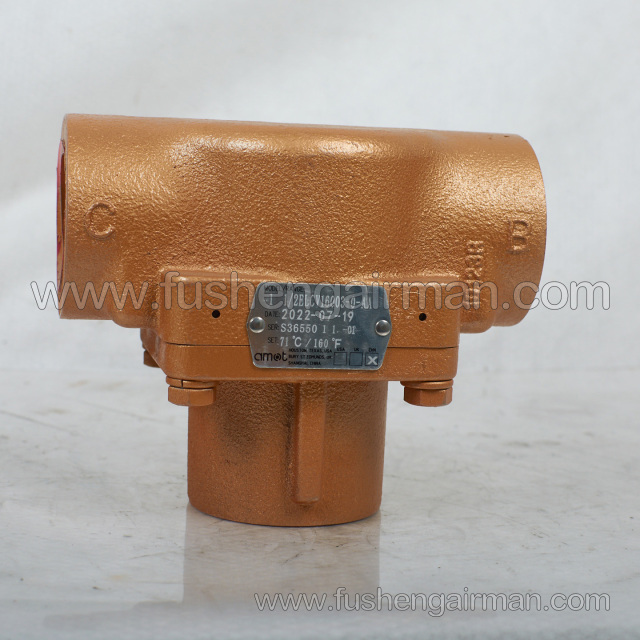 2104080022=9316415-202112-71 Fusheng Genuine Screw Air Compressor Temperature Control Valve 1 1/2ELCV16003-0-AA