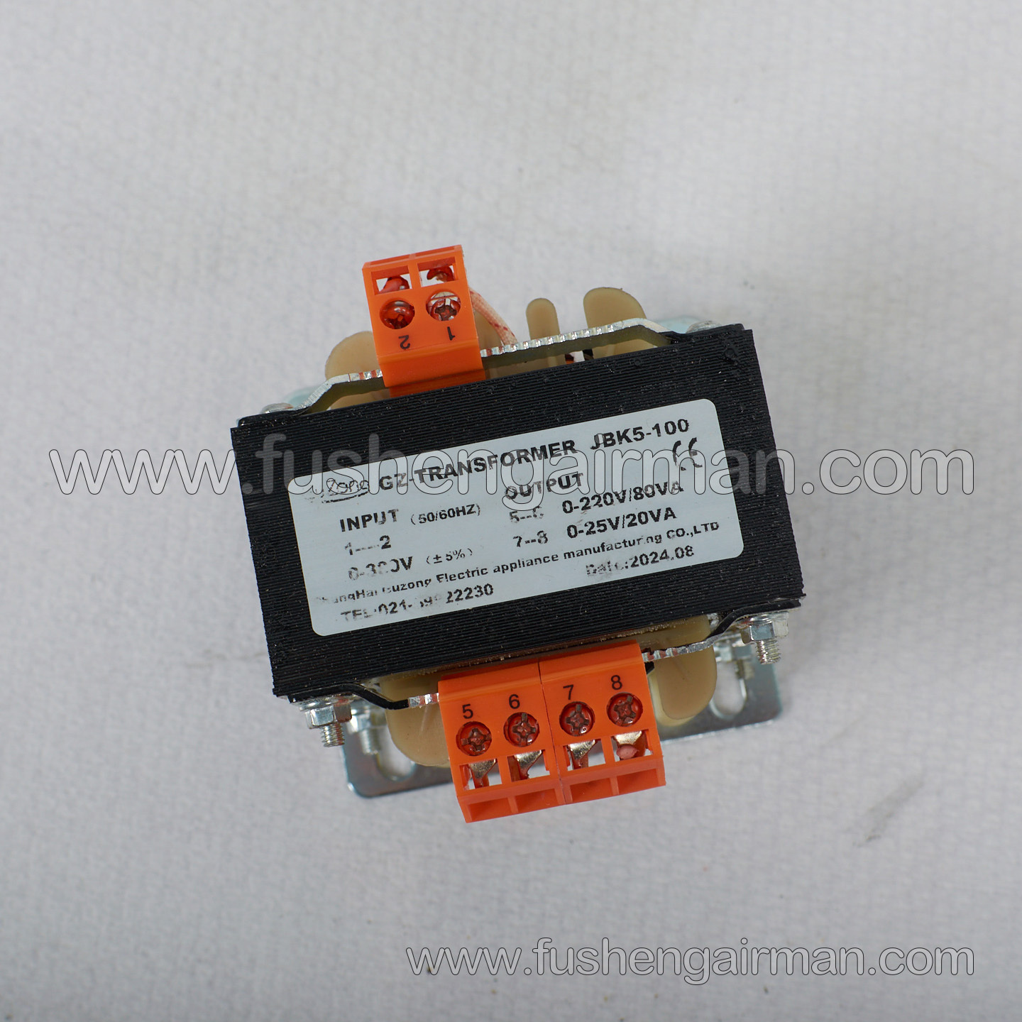 2108130645 Fusheng Screw Air Compressor Original JBK5-100VA, 380V, 220V/25V Transformer