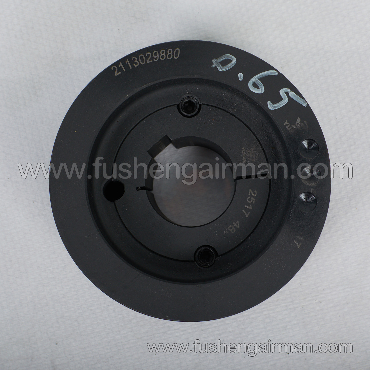 2113029880 Fusheng Screw Air Compressor Genuine Replacement Part SPA-140-4-Ø48mm Tapered Sleeve Pulley