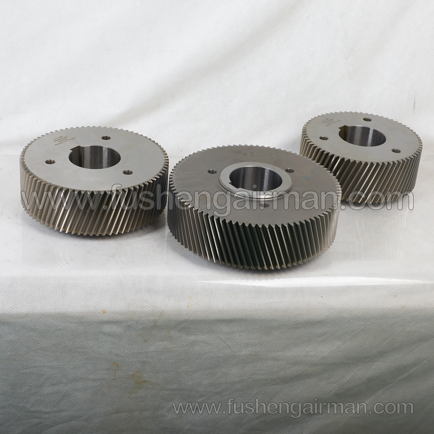 2605050190/2605050180 Fusheng Screw Air Compressor Head SAT82G Gear Set i=1.303
