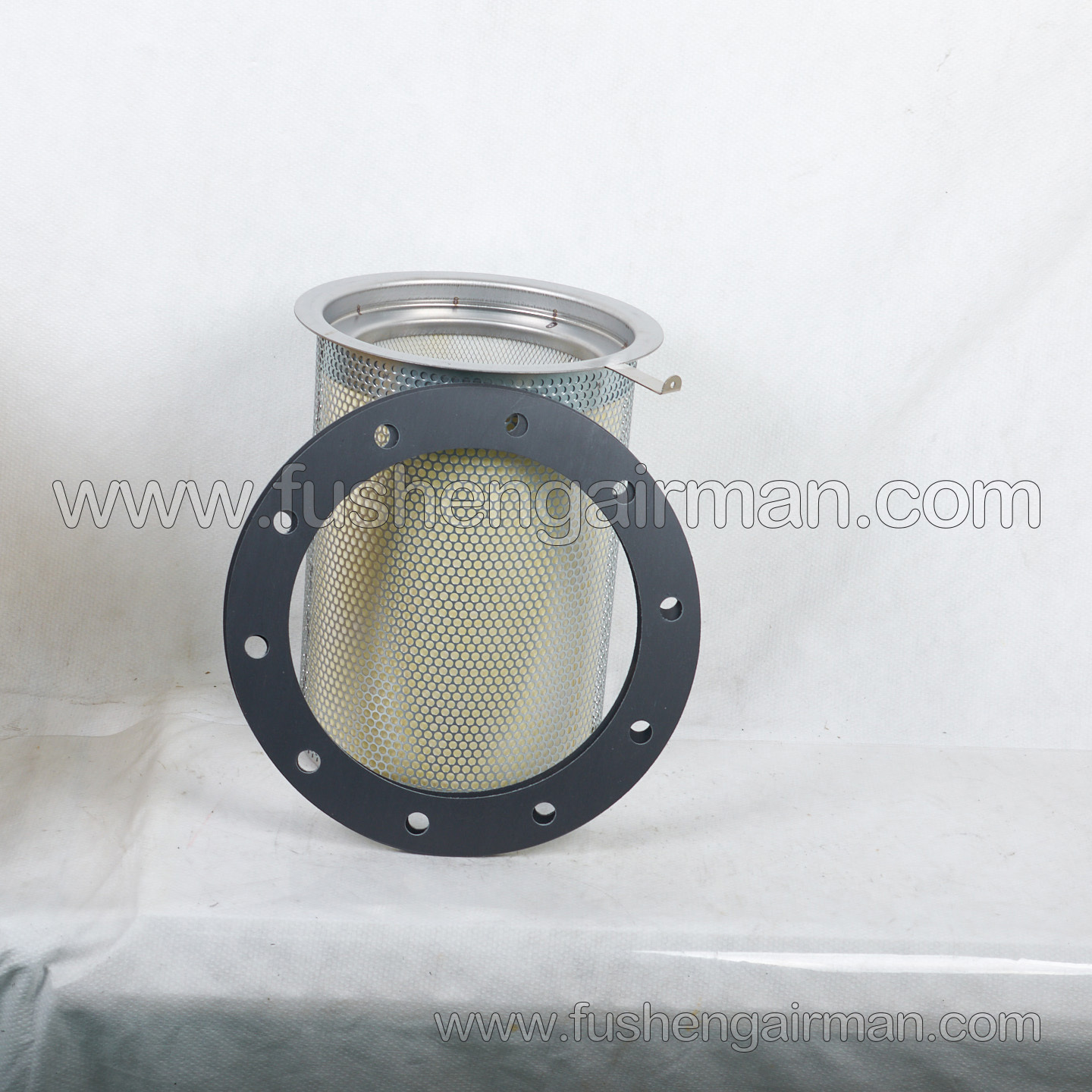 YX34220-17600 Fusheng Airman Mobile Air Compressor Oil Fine Separator Assembly with Gasket