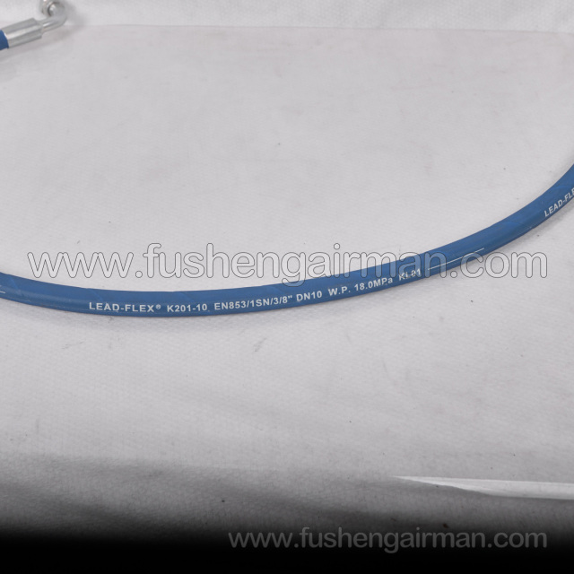 2605419100 Fusheng Screw Air Compressor SA22A-C High-Pressure Hose (Cooler - Temperature Control Valve)