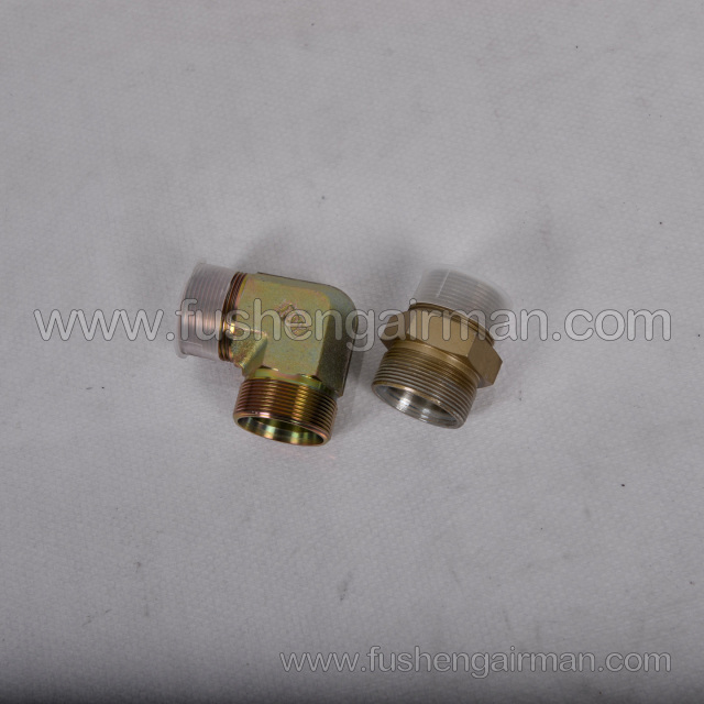 2101170089/2101170158 Fusheng Screw Air Compressor SA120 High-Pressure Hose Fittings (Pair)