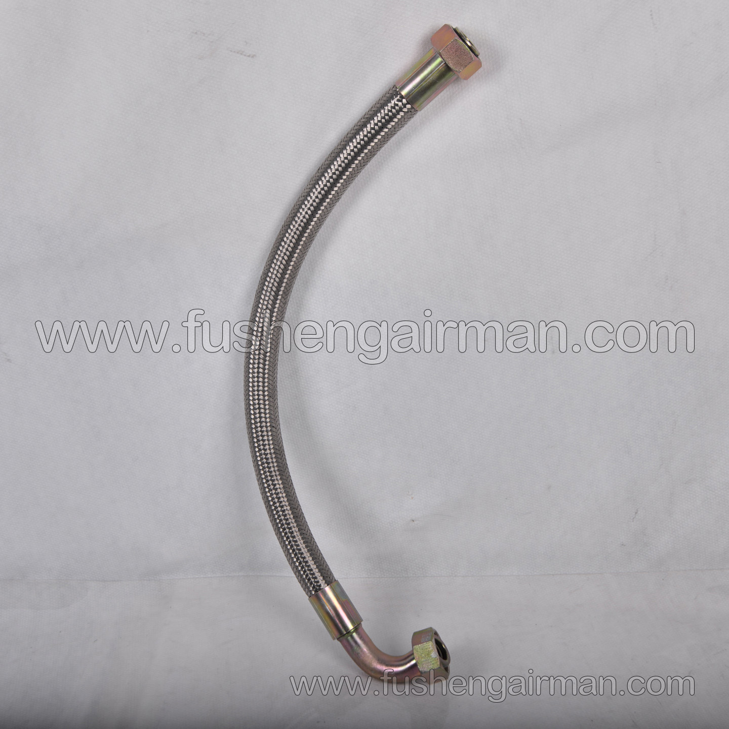 2605464070 Fusheng Screw Air Compressor SA120 OEM High-Pressure Hose Y-Connector - Compressor Head