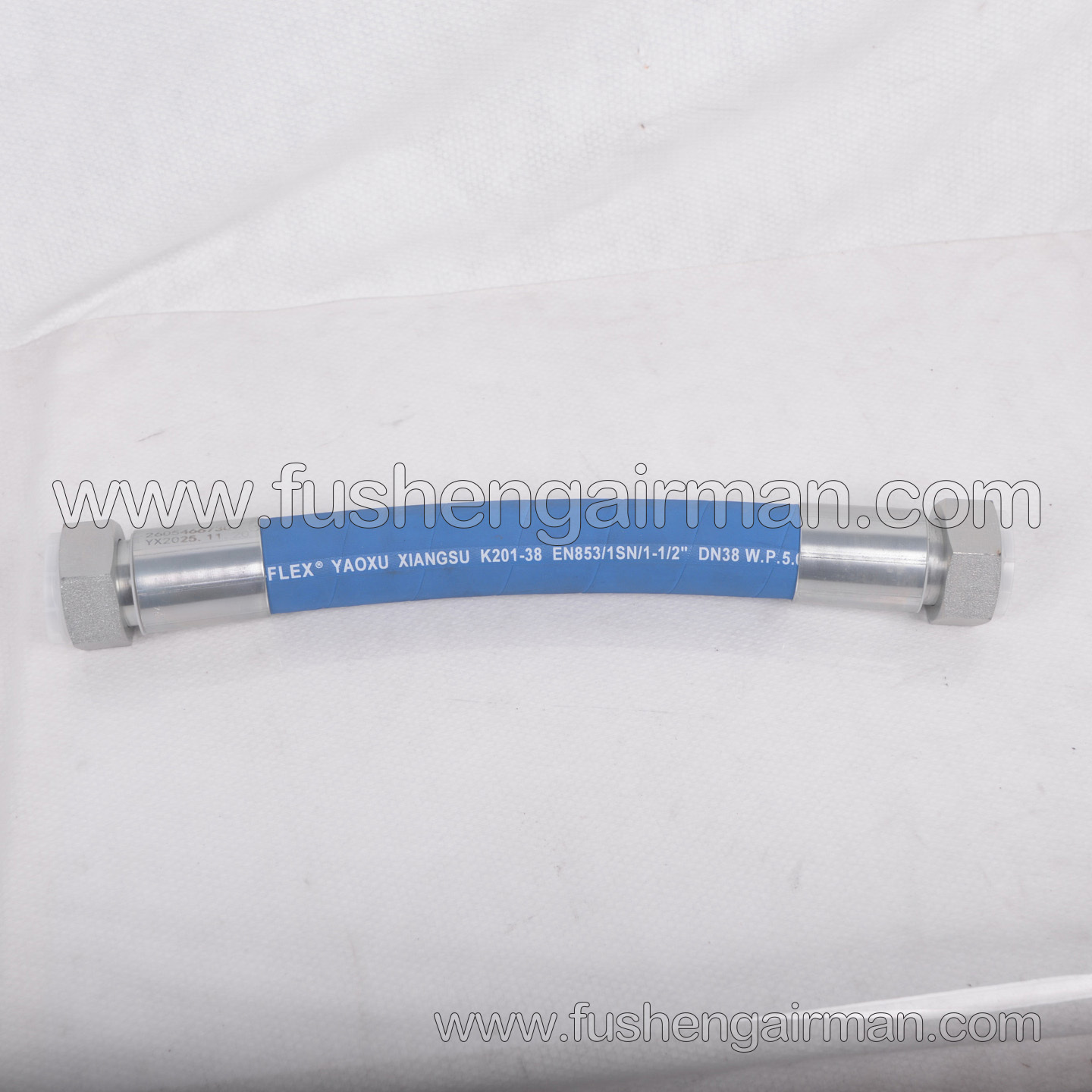 2605466730 Fusheng Screw Air Compressor Genuine Replacement Part SA200A Oil Line (Thermostatic Control Valve - Heat Exchanger)