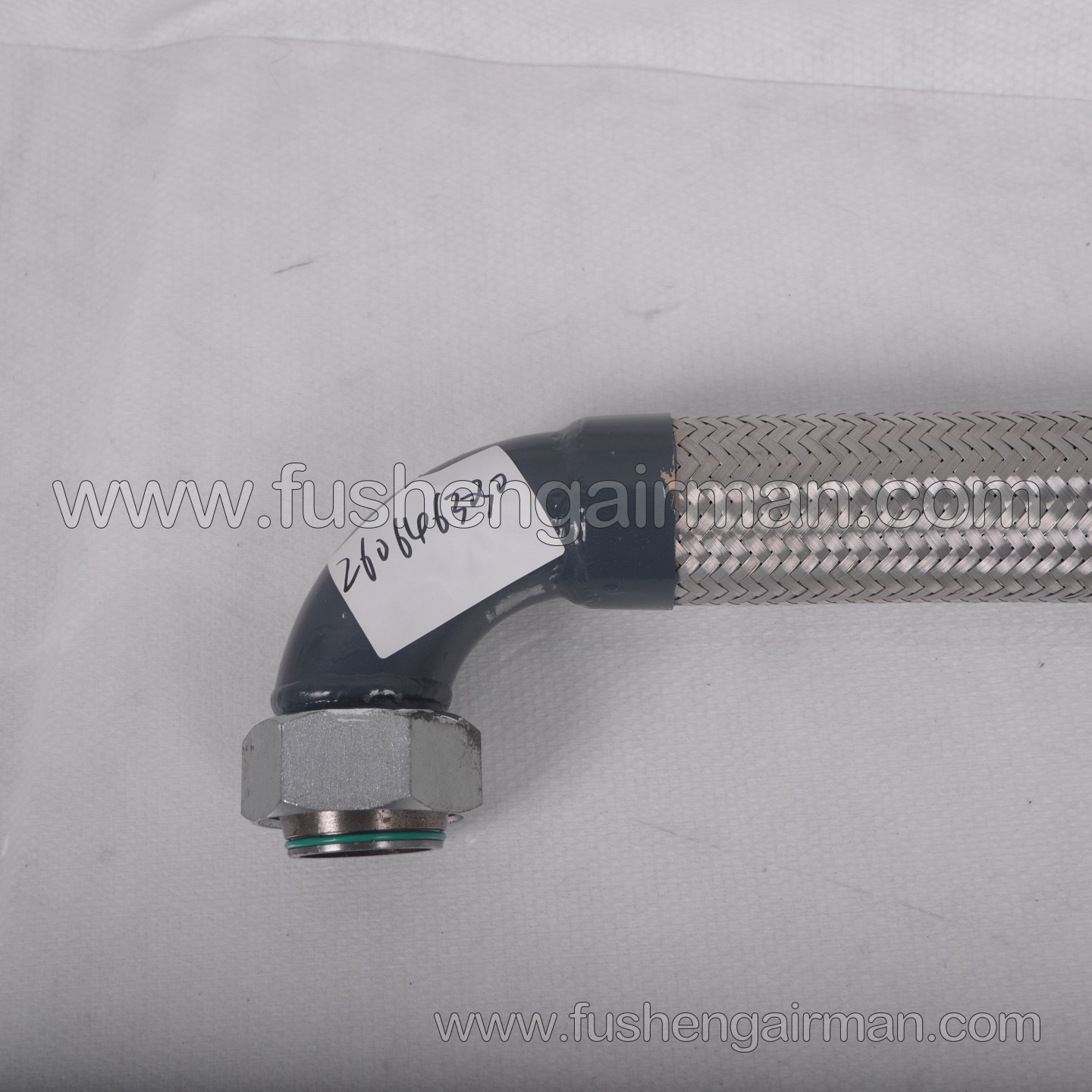 2606463630 Fusheng Screw Air Compressor Genuine Parts SF185W Water Line Metal Braided Hose