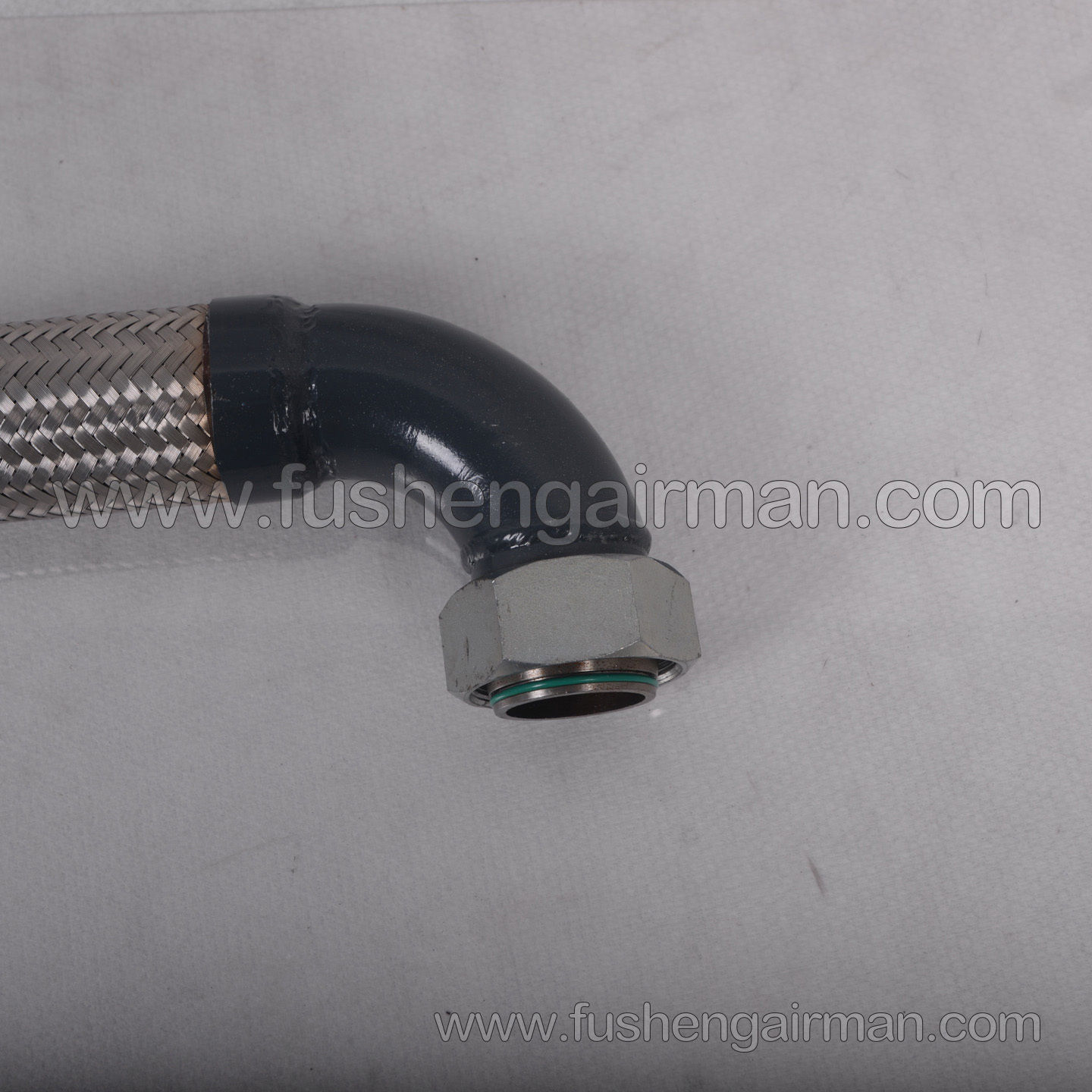 2606463630 Fusheng Screw Air Compressor Genuine Parts SF185W Water Line Metal Braided Hose