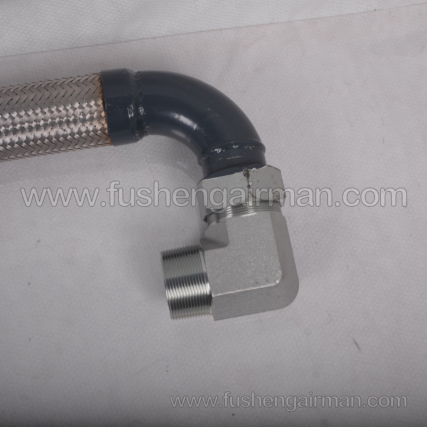 2606463630 Fusheng Screw Air Compressor Genuine Parts SF185W Water Line Assembly with Connecting Elbow