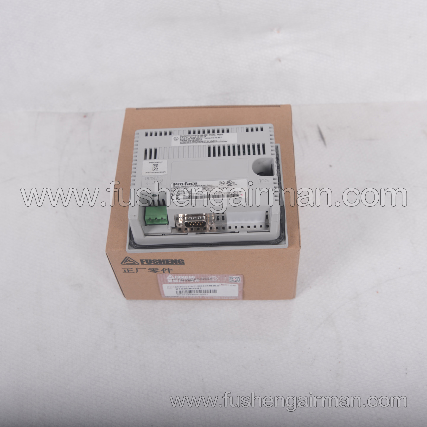 2108080341 Fusheng Screw Air Compressor Original ST400/3.8-inch/RS485 Touchscreen PRO-FACE