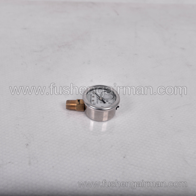 2105010186 Fusheng Screw Air Compressor 1-1/2, PT1/4, 2.5MPa Vertical Oil-Filled Pressure Gauge