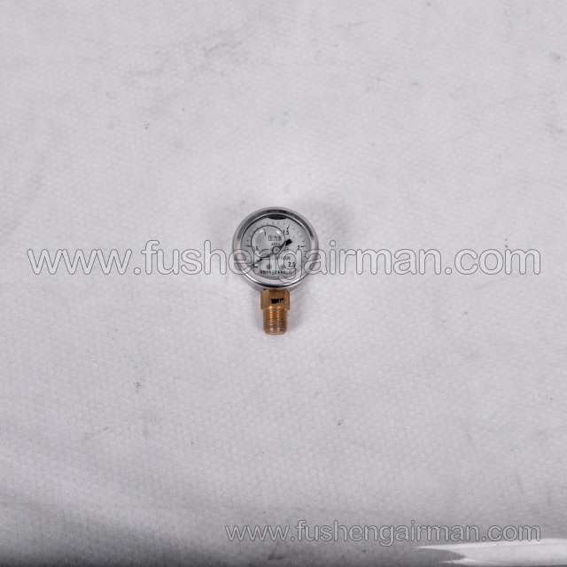 2105010186 Fusheng Screw Air Compressor 1-1/2, PT1/4, 2.5MPa Vertical Oil-Filled Pressure Gauge